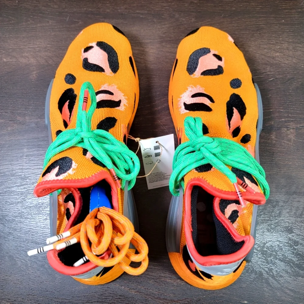 BRAND NEW Adidas X Pharrell Nmd Hu Animal Print Men's Size 11.5 - Picture 7 of 8